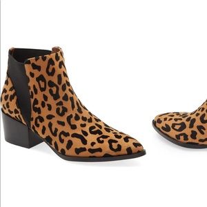 Chinese Laundry Finn Bootie Cheetah - worn once
